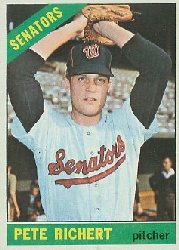 1966 Topps Baseball Cards      095      Pete Richert